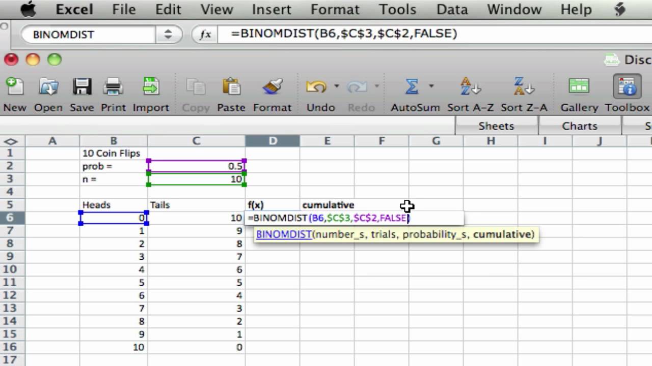 excel for mac and pc